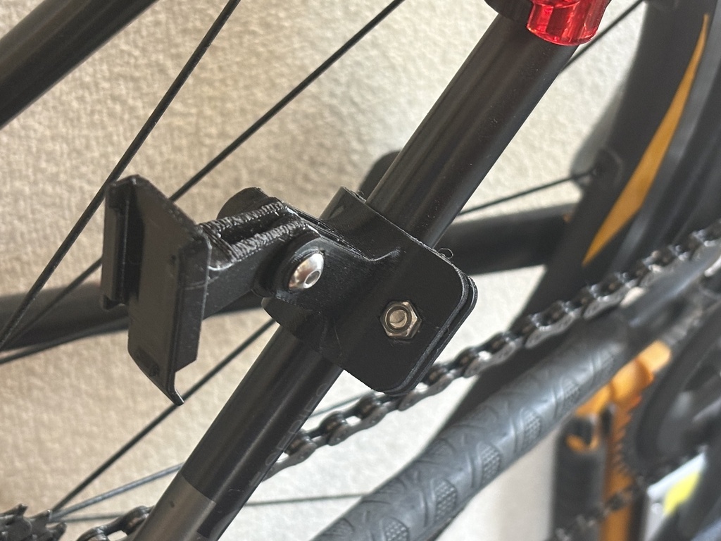 スポーツサイクルシートステー用Goproマウント(右側用)
