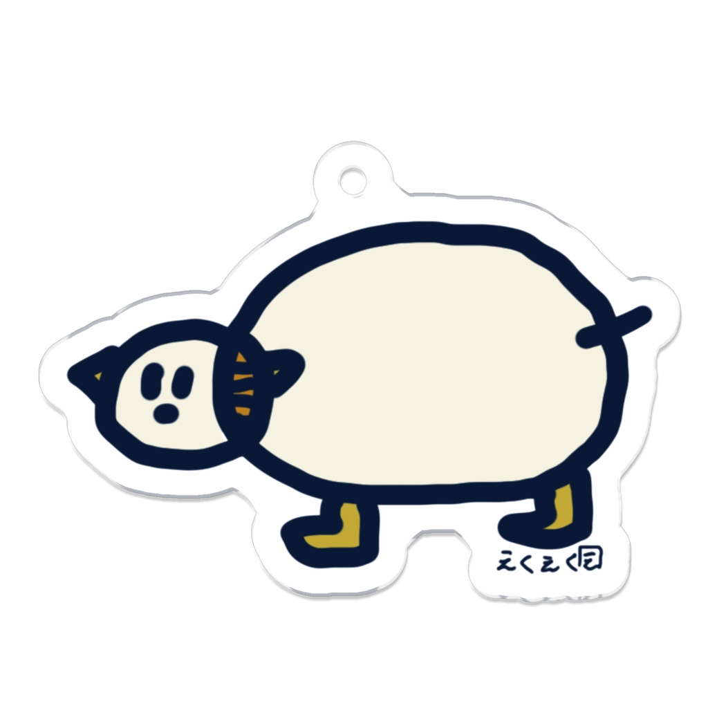 【アクリルキーホルダー】うし(ジャージー牛)