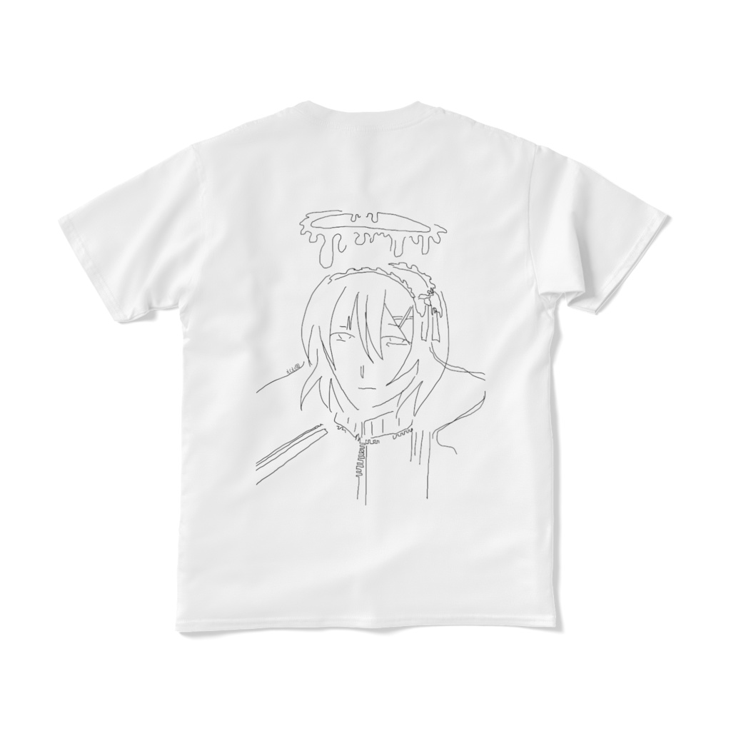 【裏面にイラストTシャツ】ジャージ天使