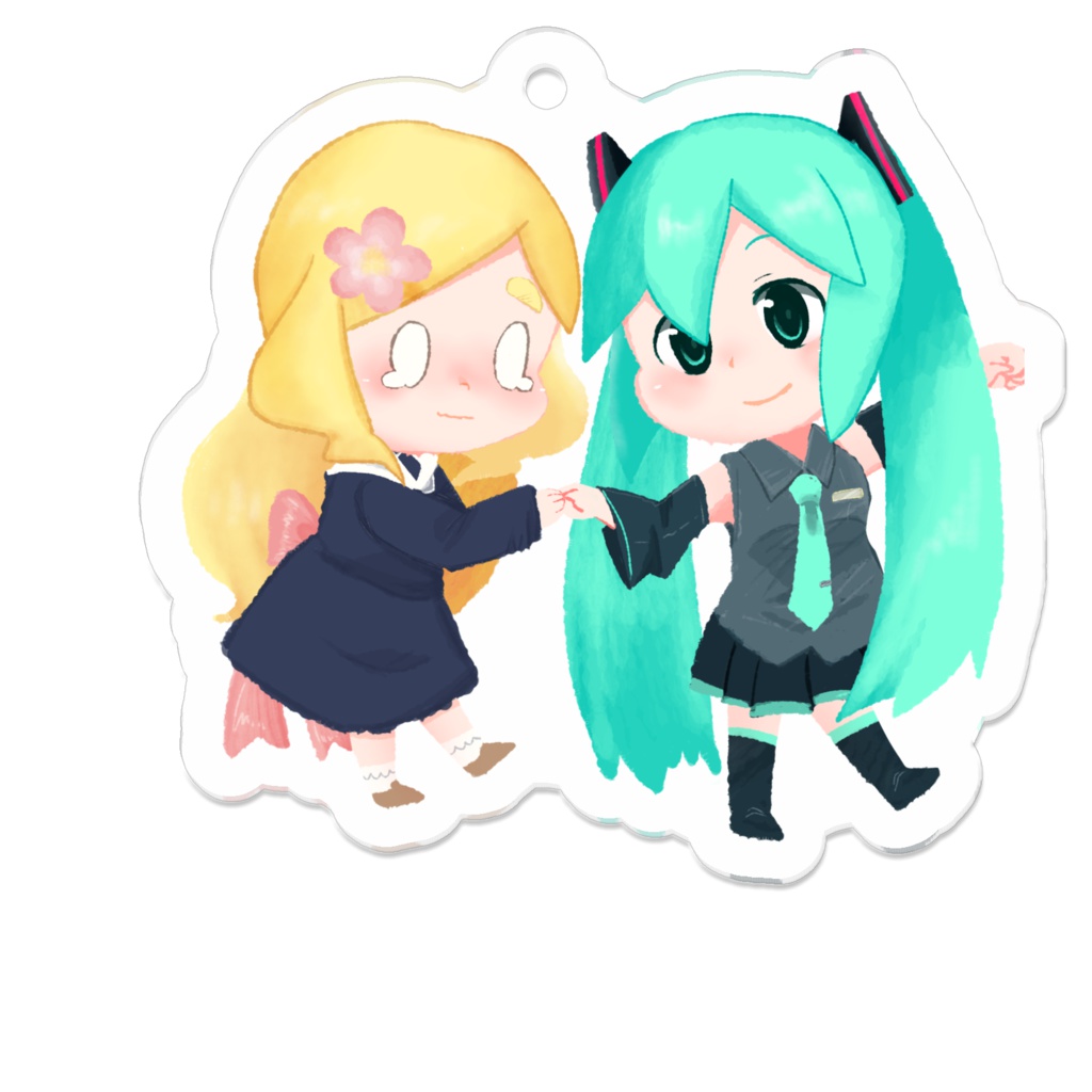めぐ×みくアクリルキーホルダー