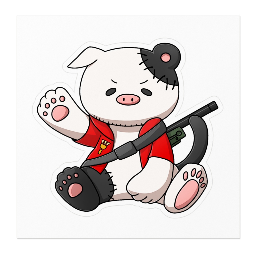 はむきちステッカー