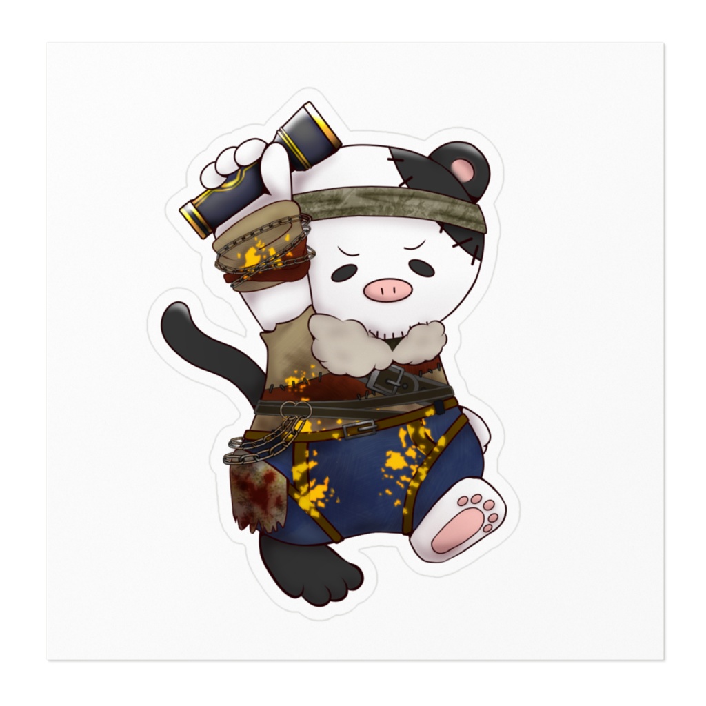 でべきち ステッカー