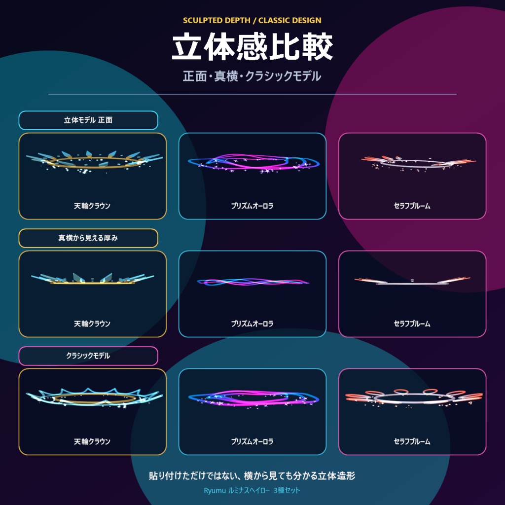 Ryumu ルミナスヘイロー 3種セット
