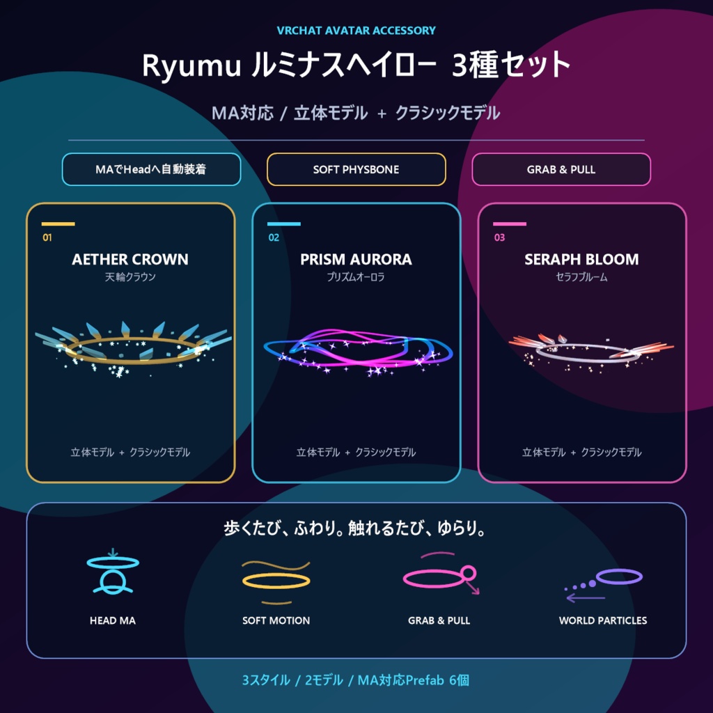 Ryumu ルミナスヘイロー 3種セット