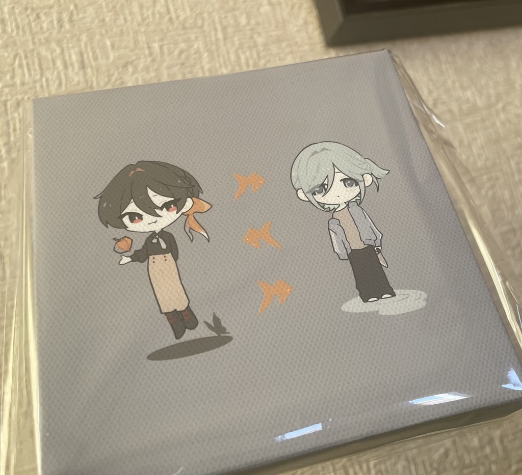 ノノト&オキ　ミニキャンバス