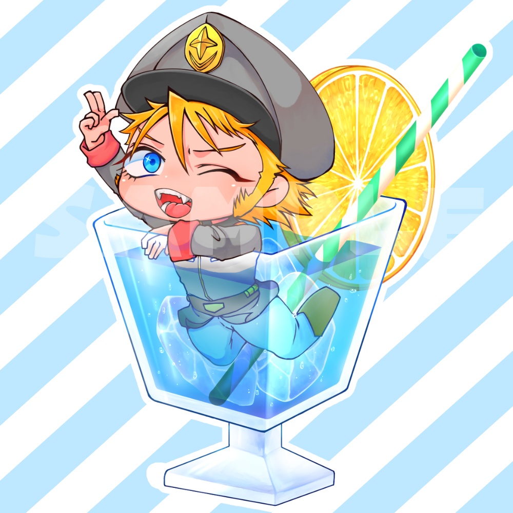 ドリンクスレッガーさんアクリルキーホルダー