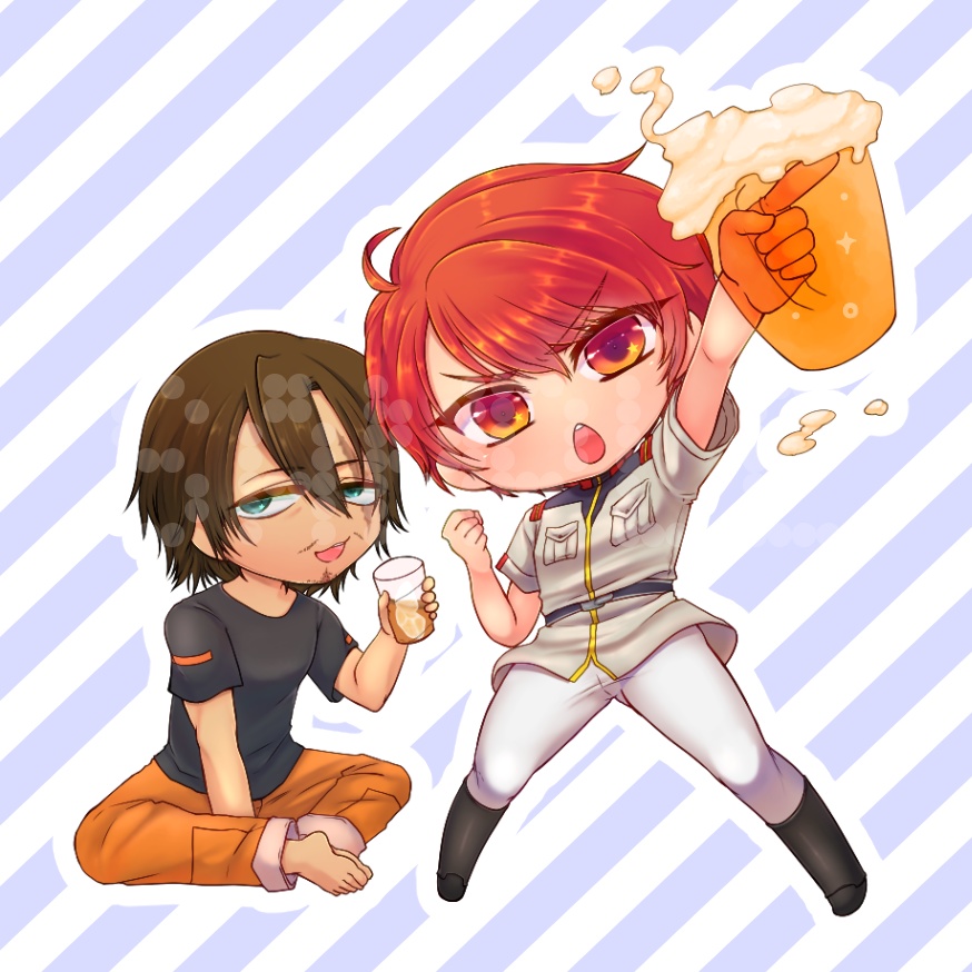 ガレ一緒に打ち上げアクスタ