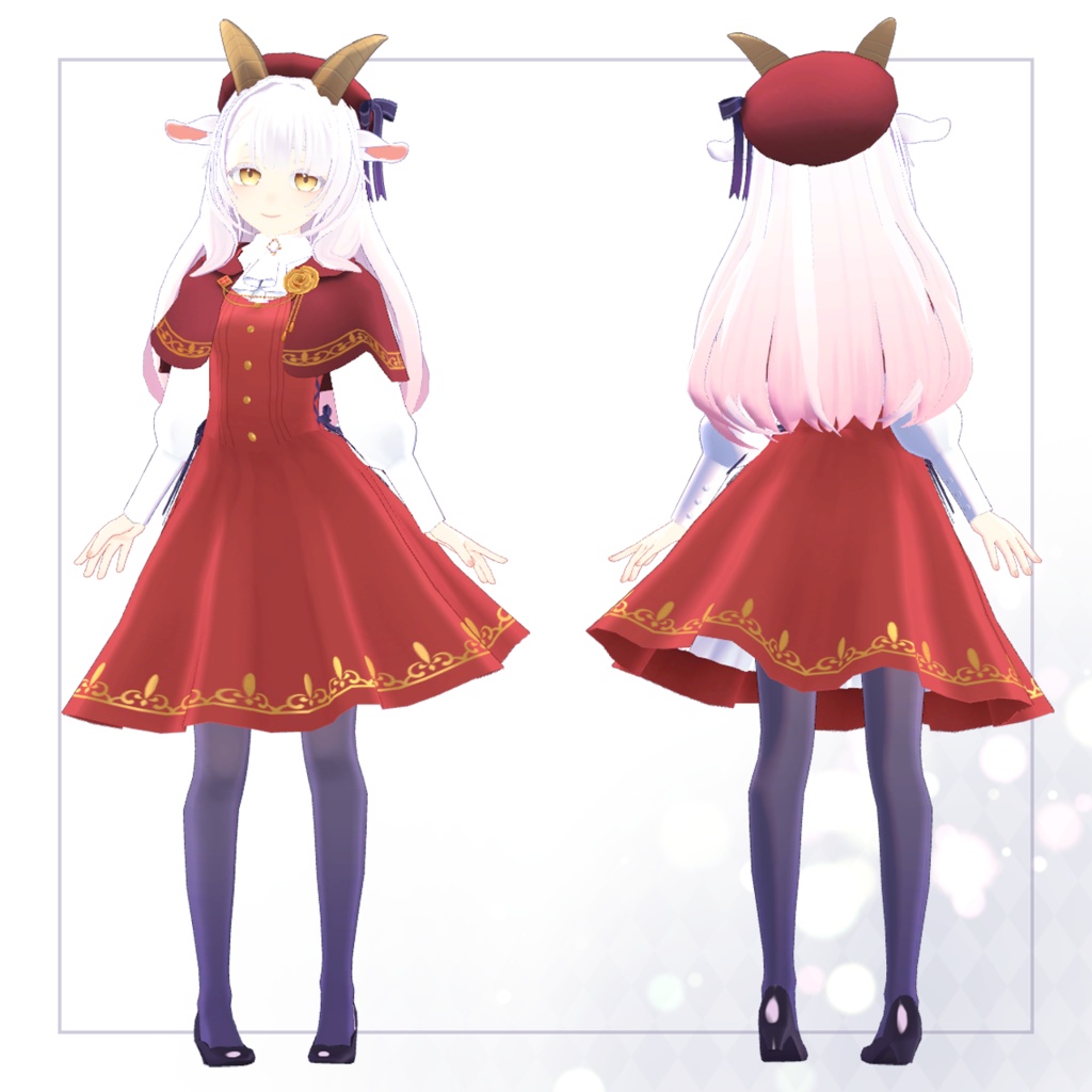 オリジナル3Dモデル「ロゼッタ」