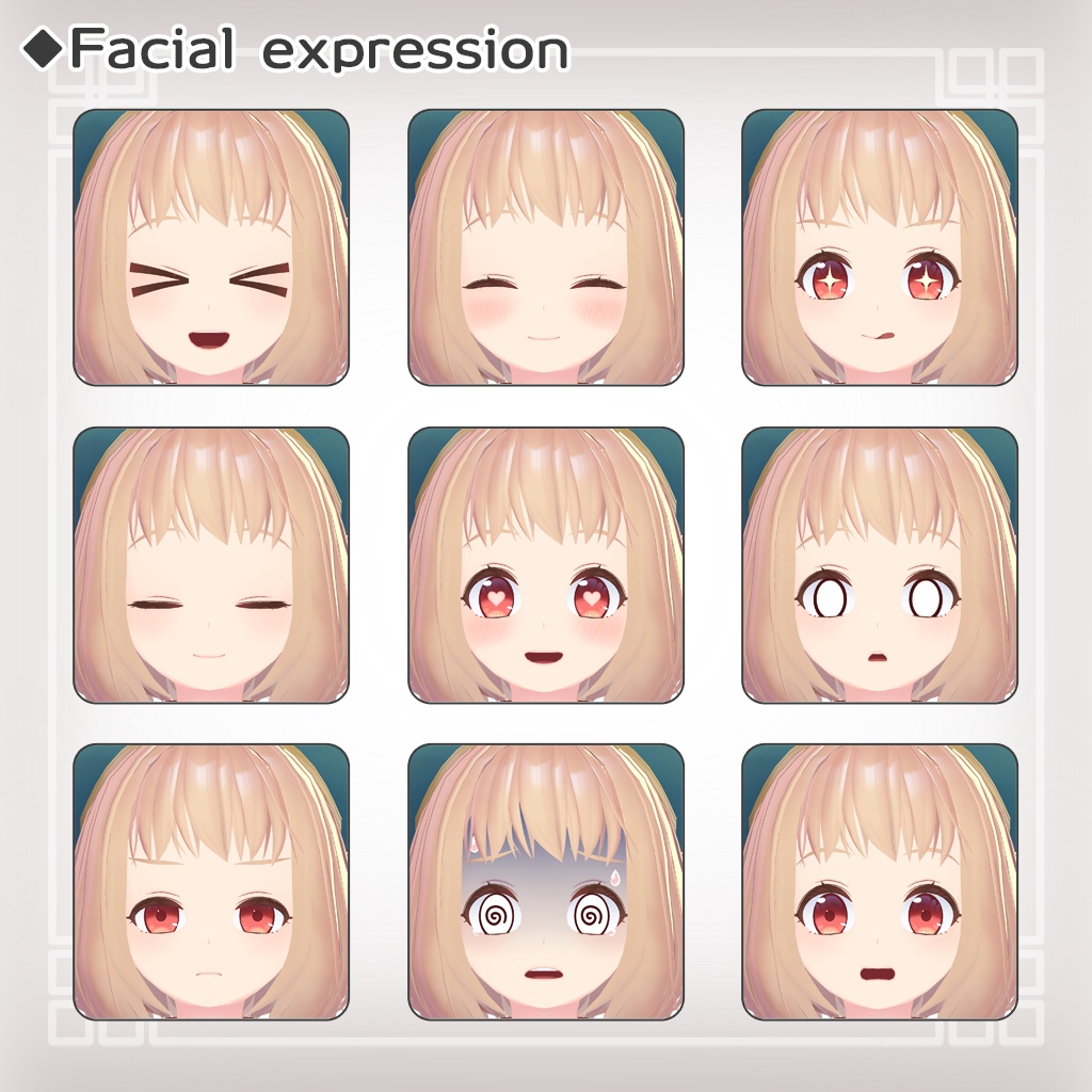 オリジナル3Dモデル「ハルルカ」