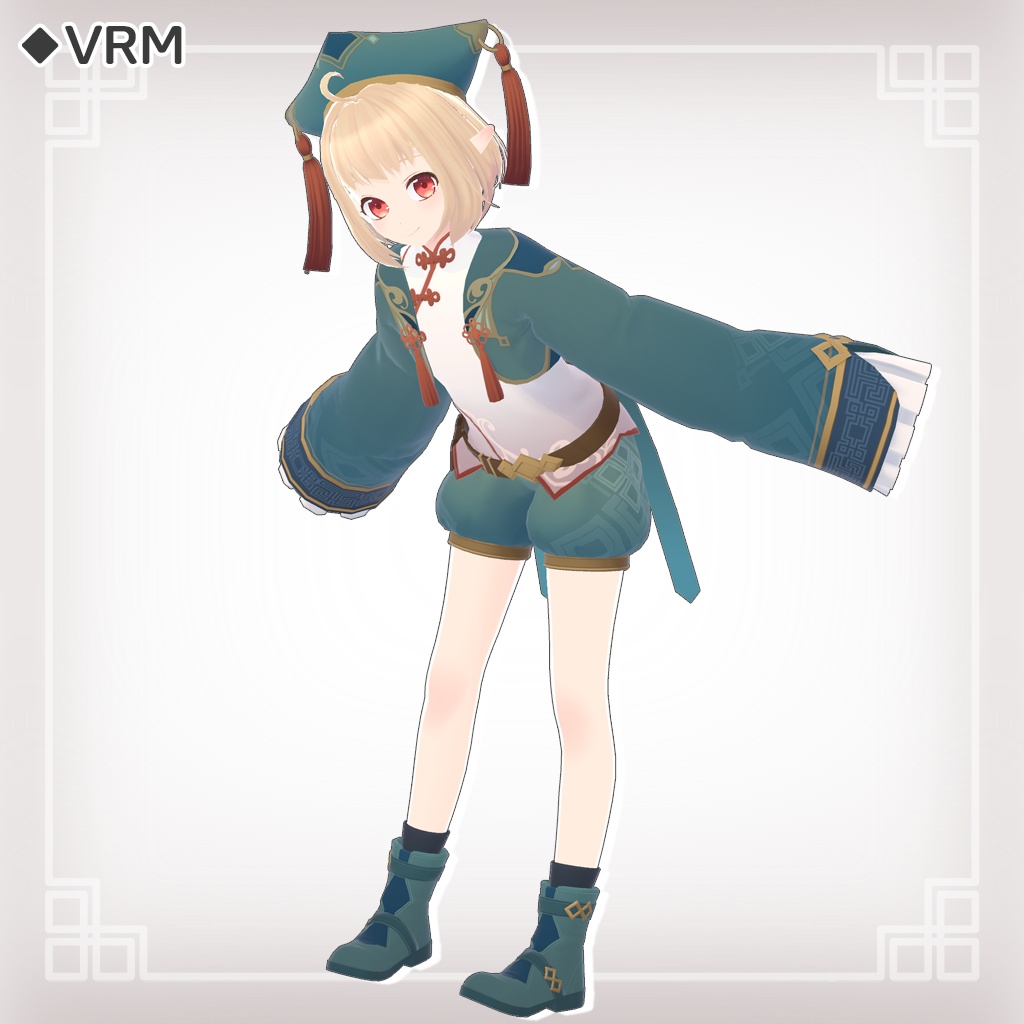 オリジナル3Dモデル「ハルルカ」