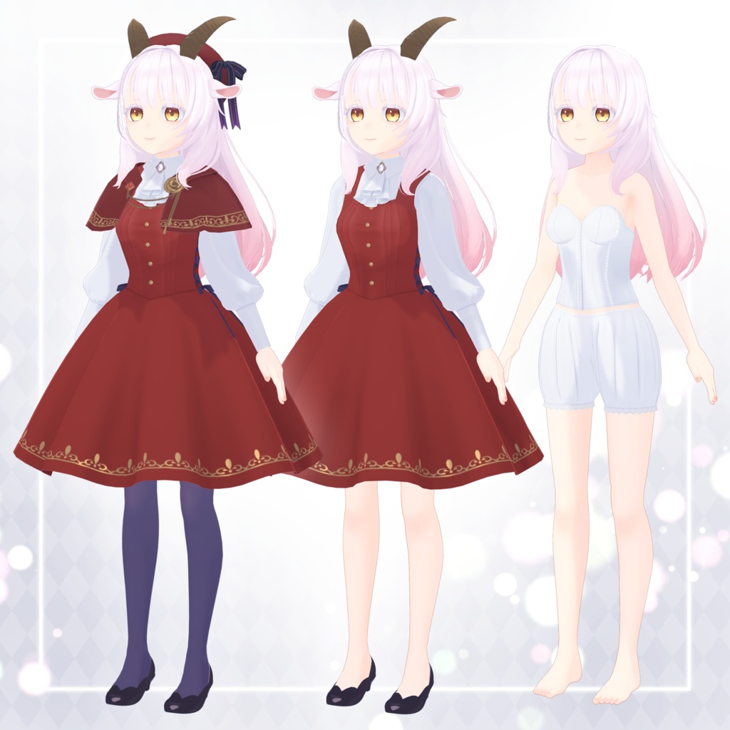 オリジナル3Dモデル「ロゼッタ」V2