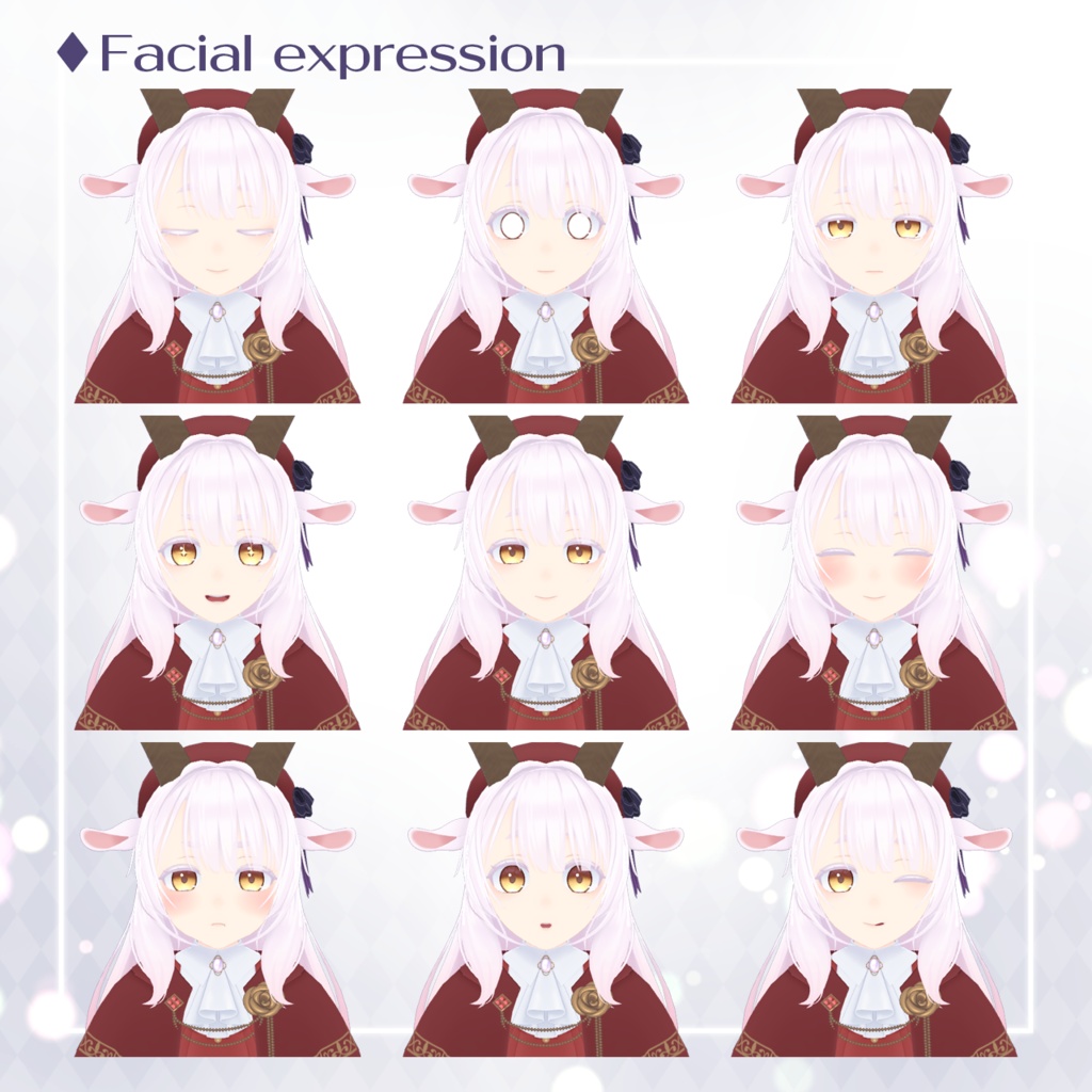 オリジナル3Dモデル「ロゼッタ」V2