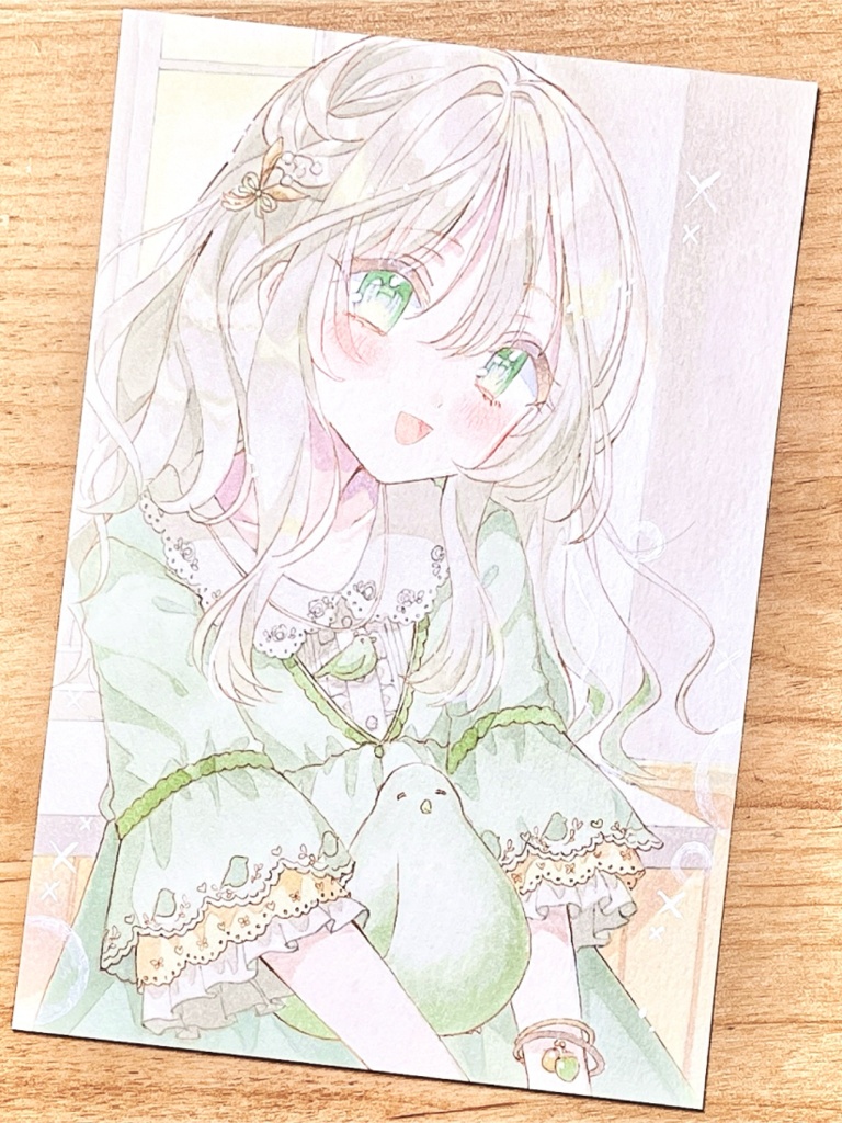 手描きイラスト　すずらん