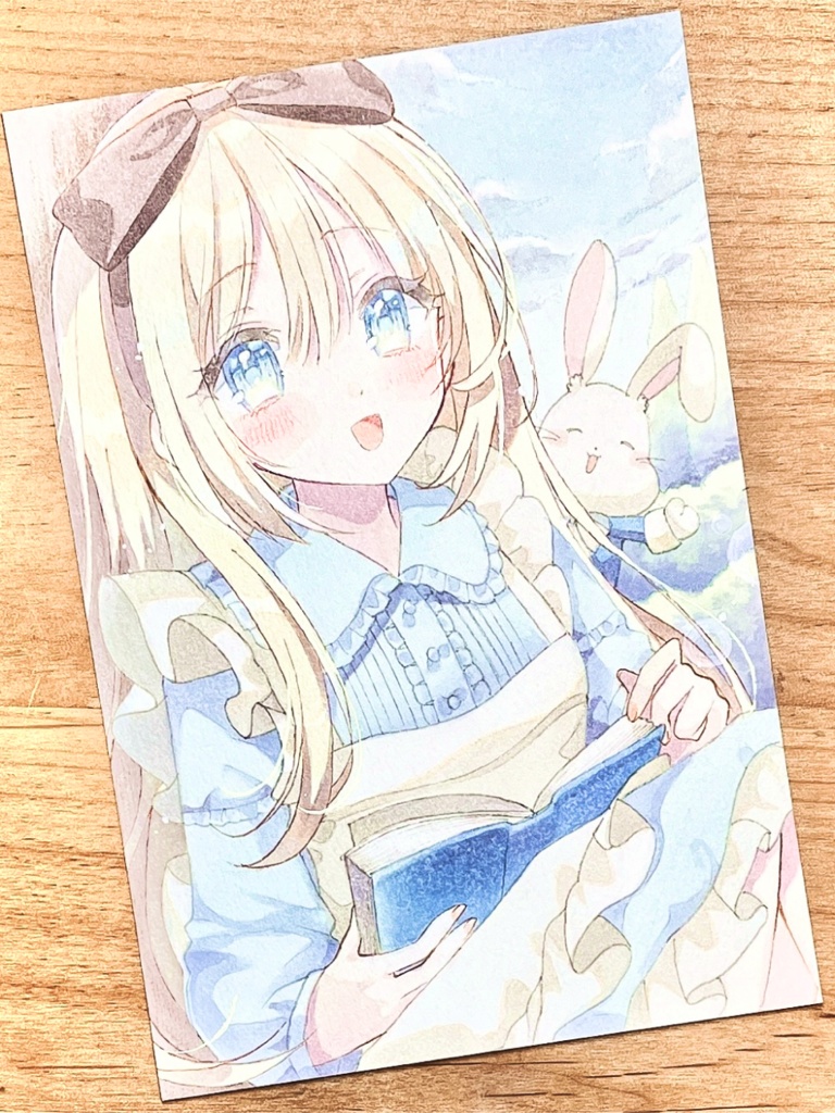 手描きイラスト　アリス