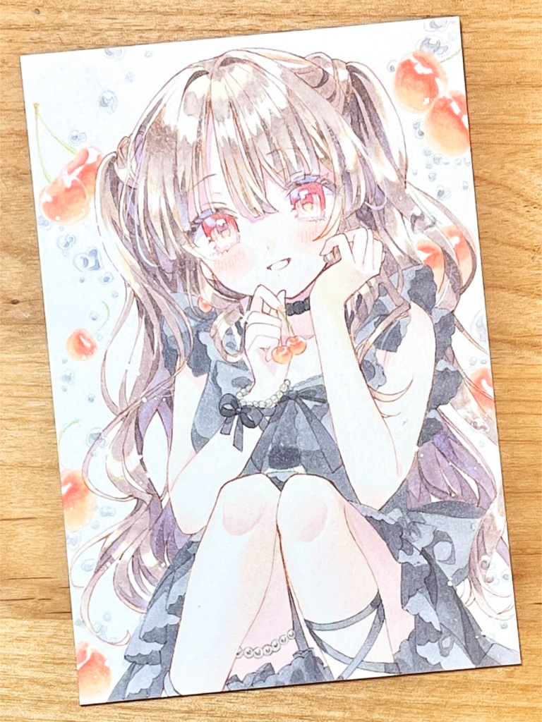 手描きイラスト　小紅ちえり