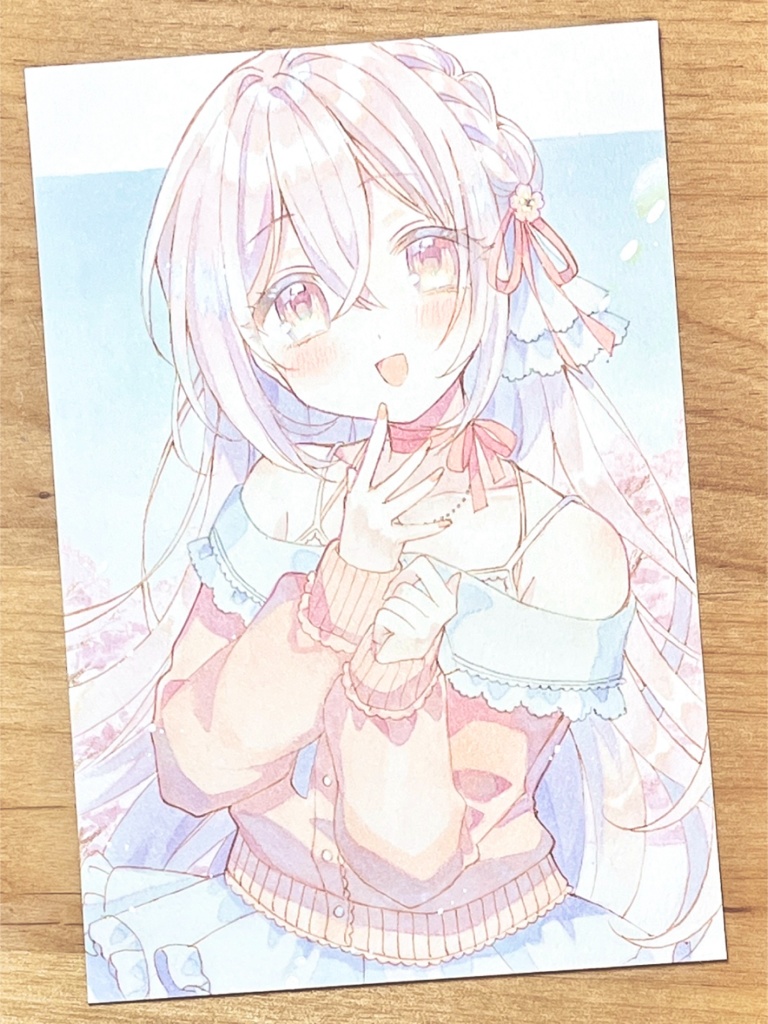 手描きイラスト　桜町おと