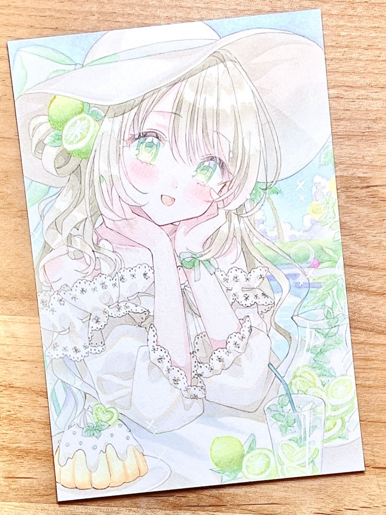 手描きイラスト　ライム