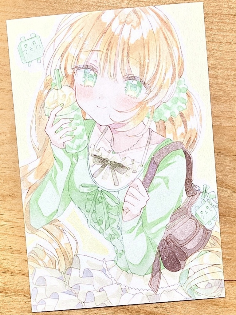 手描きイラスト　㮈種ココ