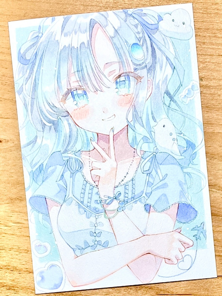 手描きイラスト 旅海そらの