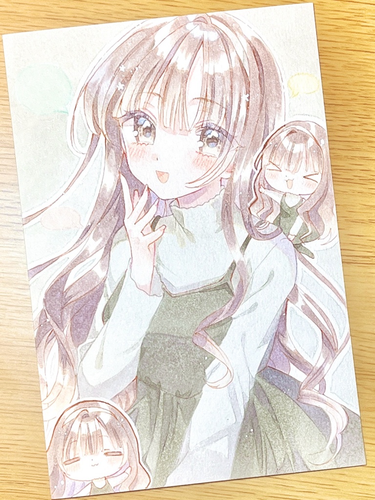 手描きイラスト こころね