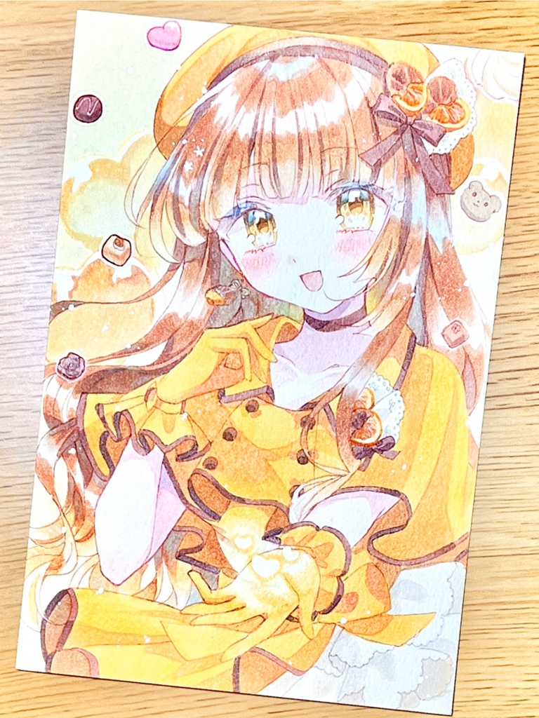 手描きイラスト オランジェット・バレンタイン