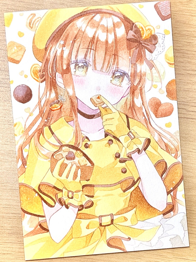 手描きイラスト オランジェット・バレンタイン