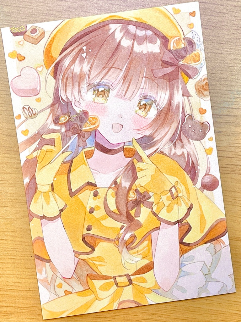 手描きイラスト オランジェット