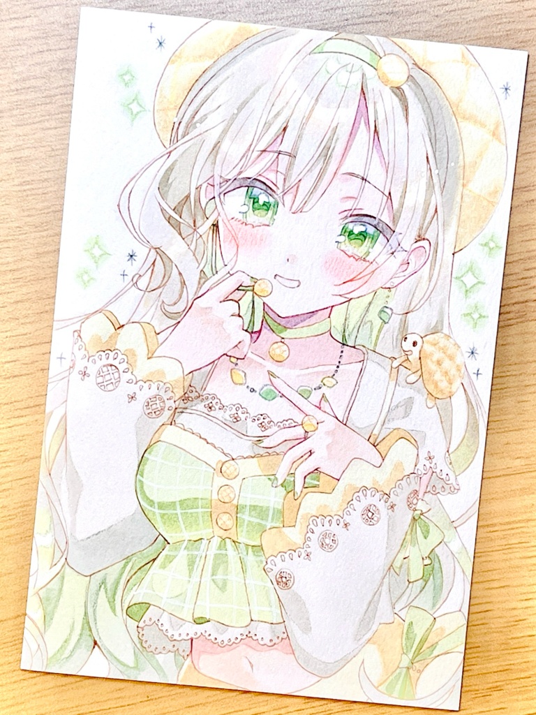 手描きイラスト 麦生メロパ