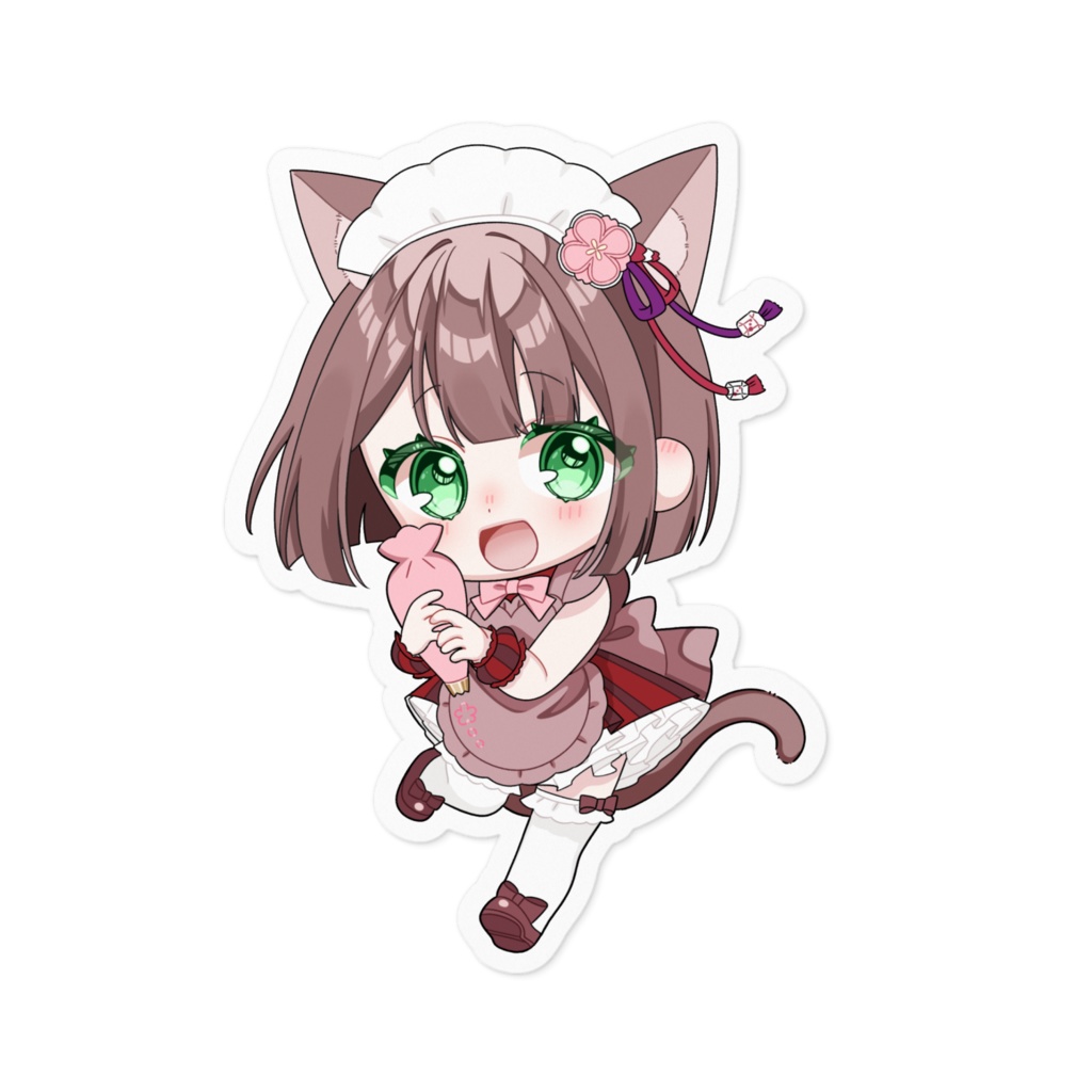 2月の小鞠 ステッカー【バレンタイン】