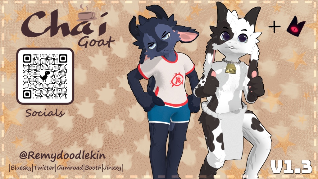 Chai Goat [VRCHAT AVATAR - PC/Quest] - V1.3.1 - remydoodlekin - 2/6
