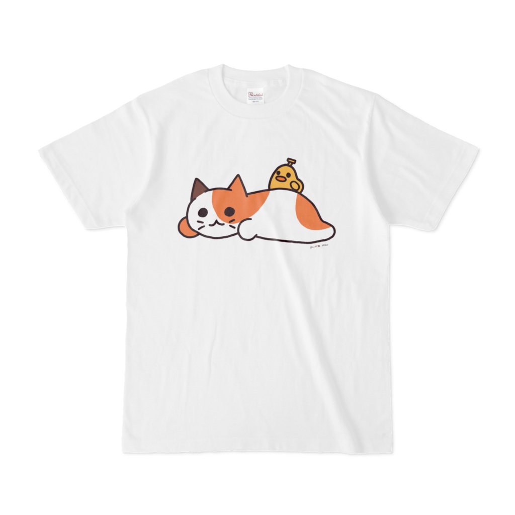 【ぴぃす堂】 イモネコ Tシャツ