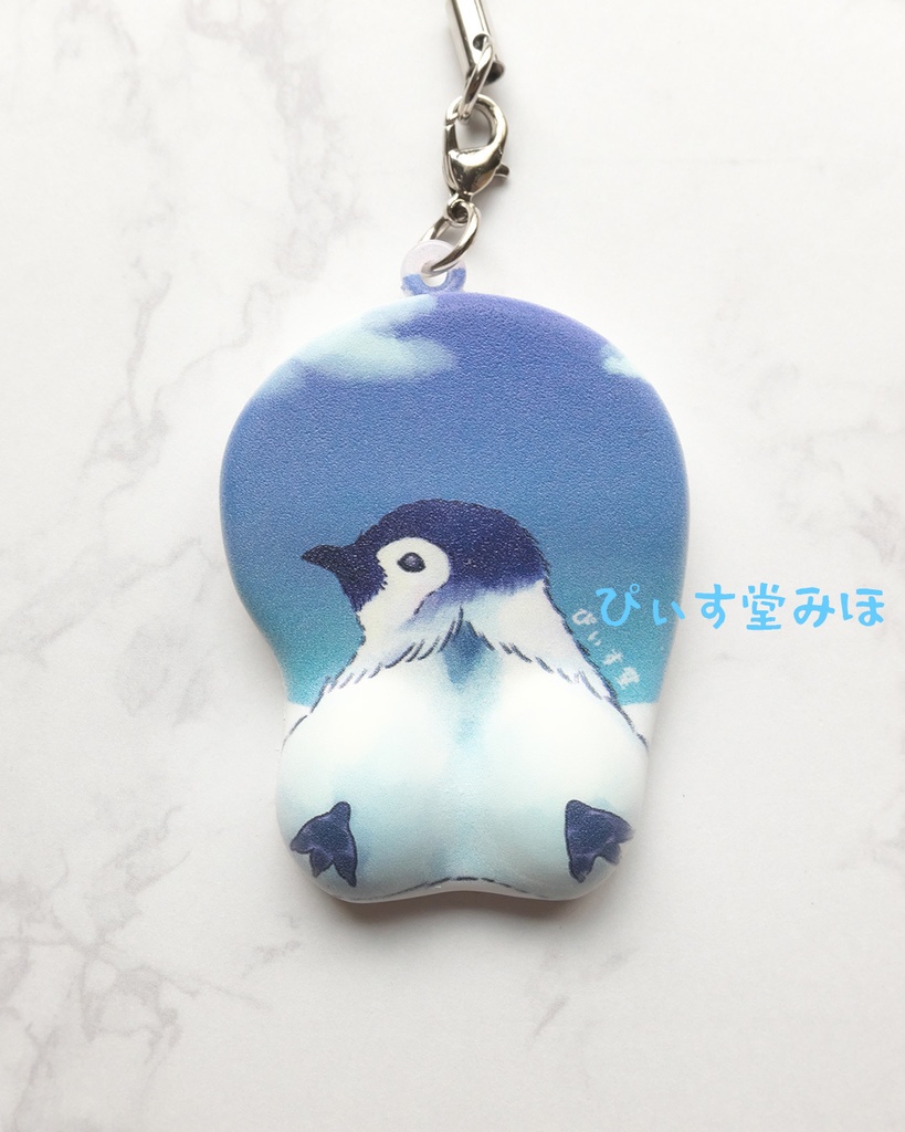 コウテイペンギン ミニマウスパッド　ストラップ