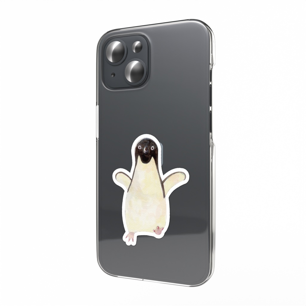 アデリーペンギン　スマホステッカー