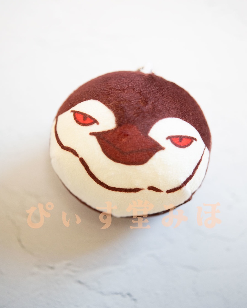 ペンギンフェイスキーホルダー・ヒゲペンギン