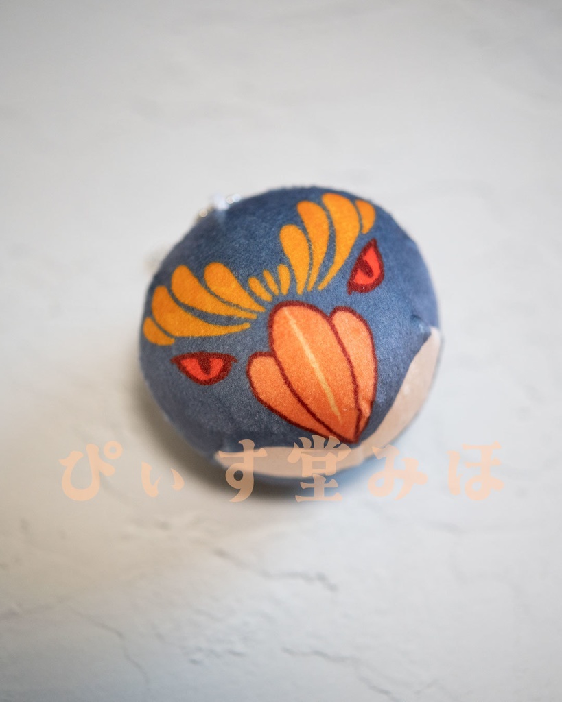 ペンギンフェイスキーホルダー・マカロニペンギン