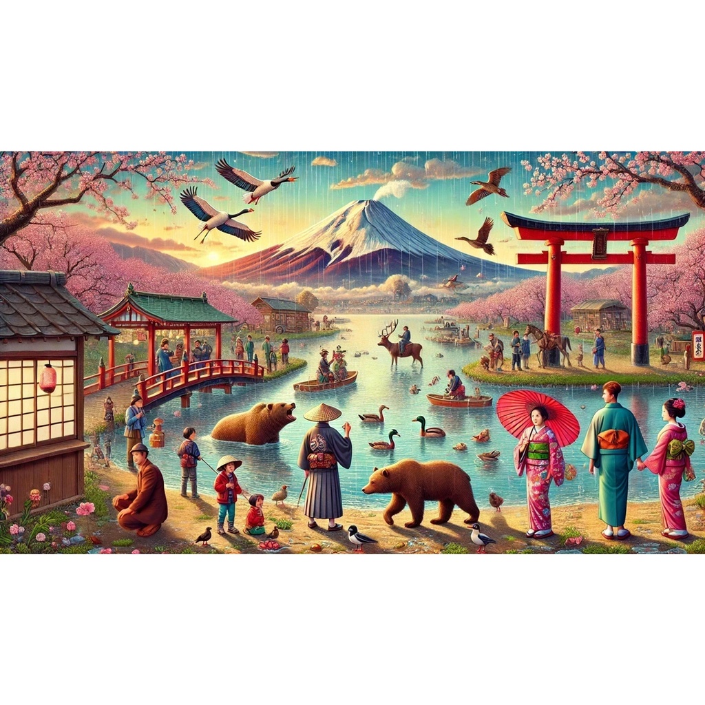 AIアート富士山風景画