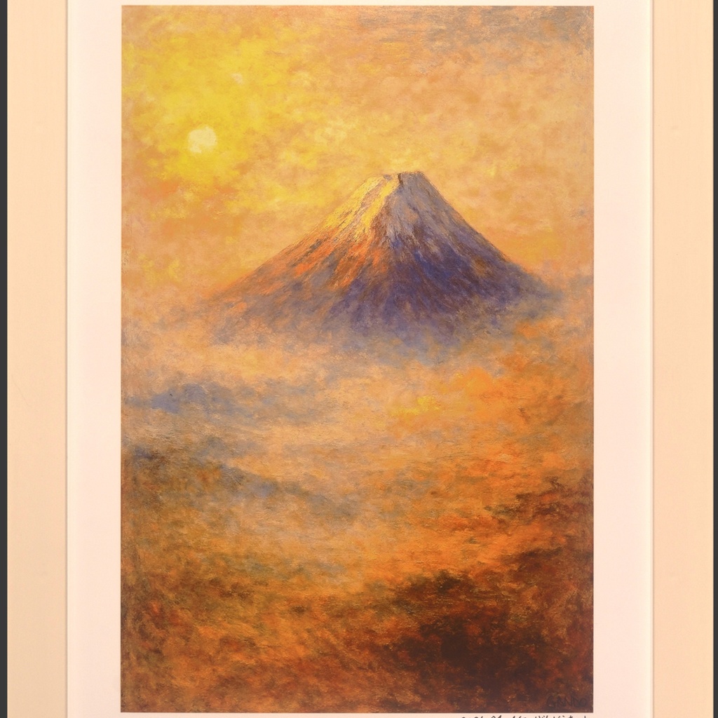 AIアート 風のきをく The Wind’s InnerEcho GANDEAUX(がんどうあつし)A3額装品