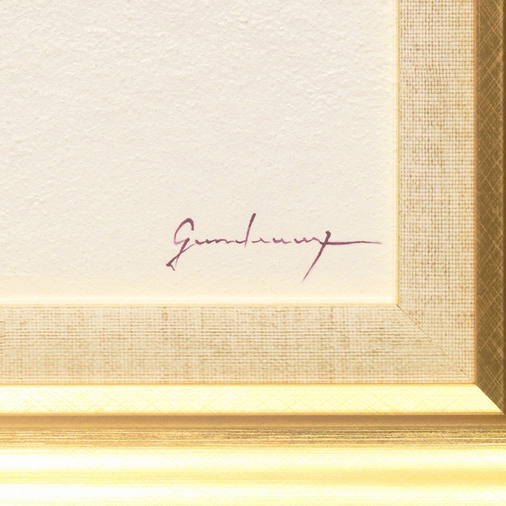 『日の丸の太陽と富士山』●がんどうあつし 絵画肉筆油絵原画 シンプル日本日の出夜明け