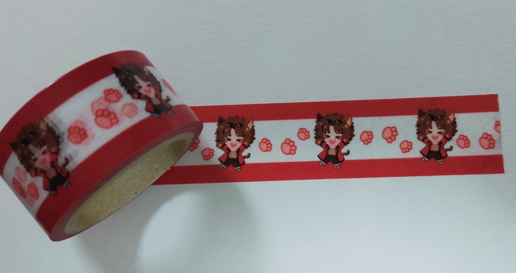 猫辰馬のマスキングテープ