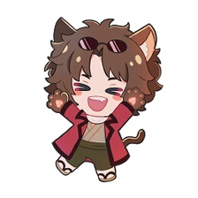 猫辰馬の自立アクスタ