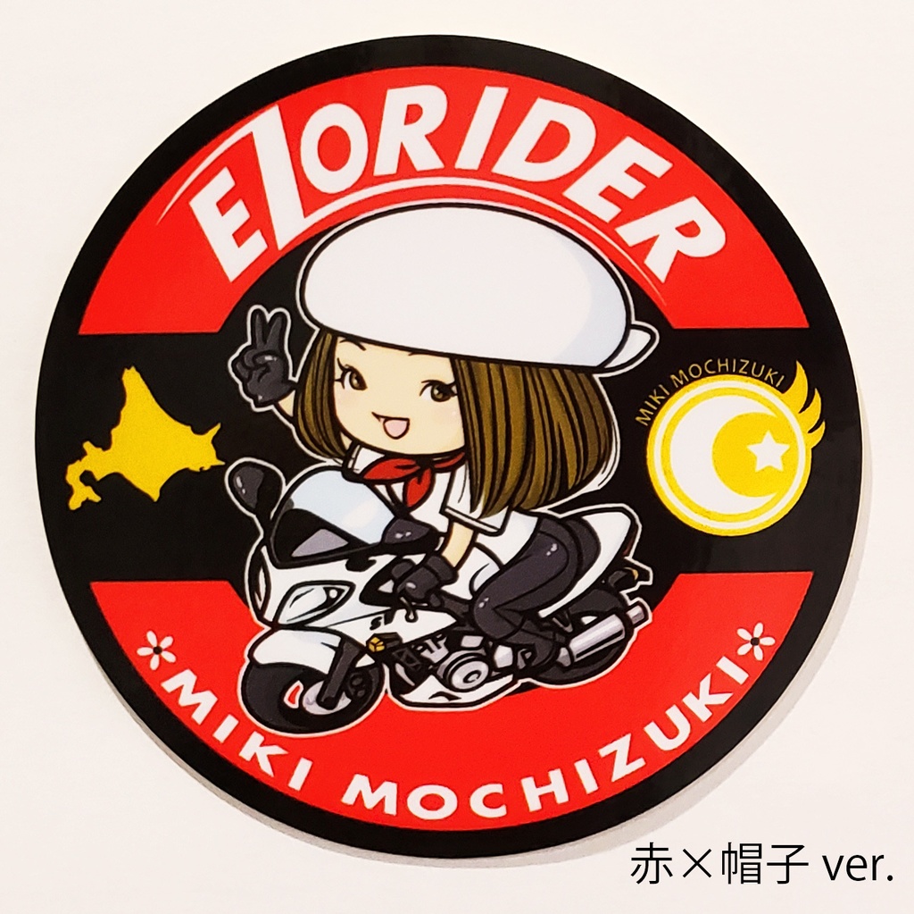 EZOライダー×望月ミキ コラボステッカー