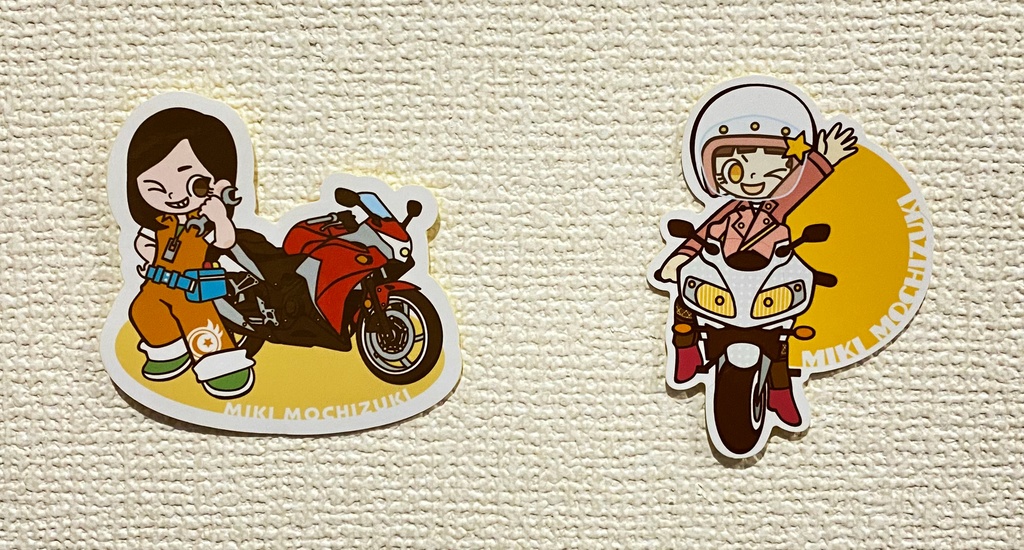 望月ミキキャラアイコンステッカー