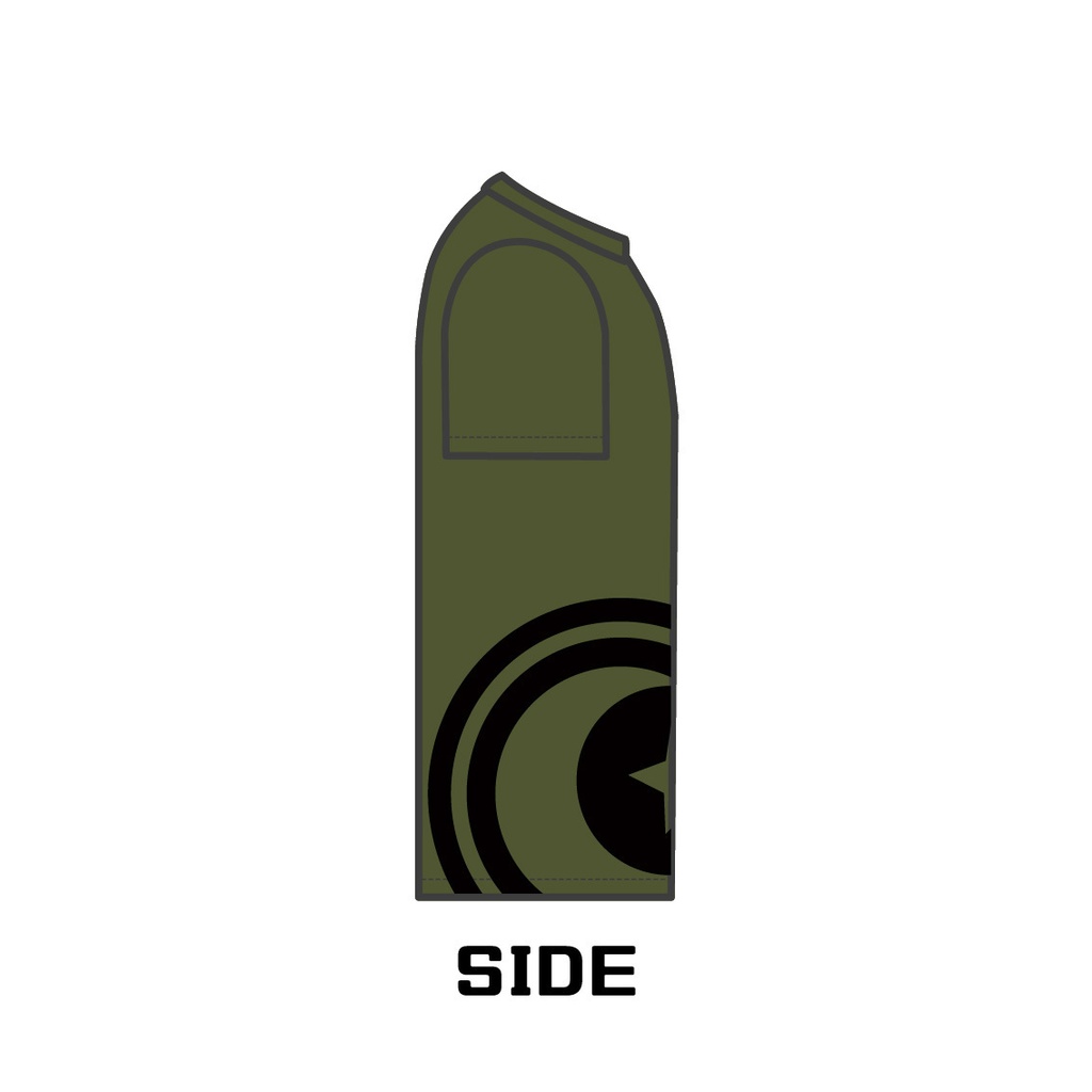 オリジナルロゴTシャツ(カーキ×ブラック)