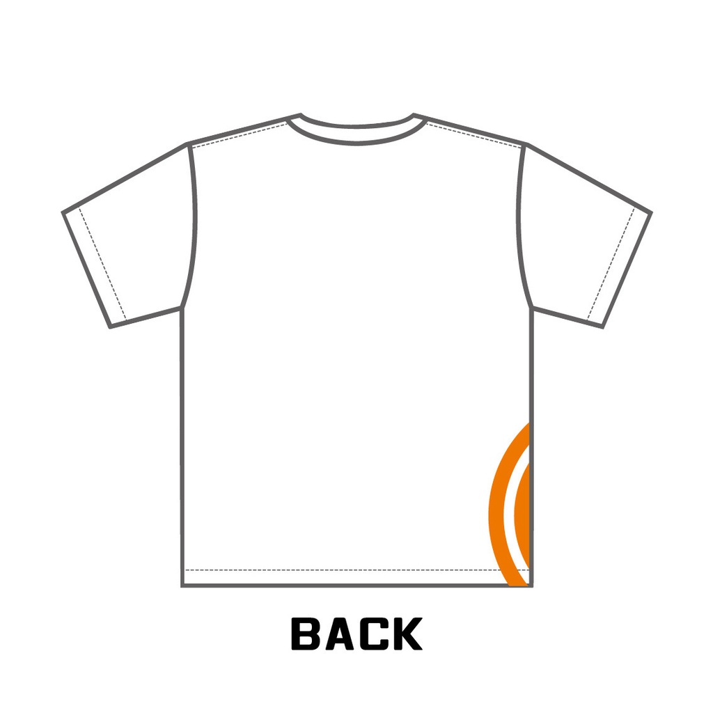 オリジナルロゴTシャツ(ホワイト×オレンジ)