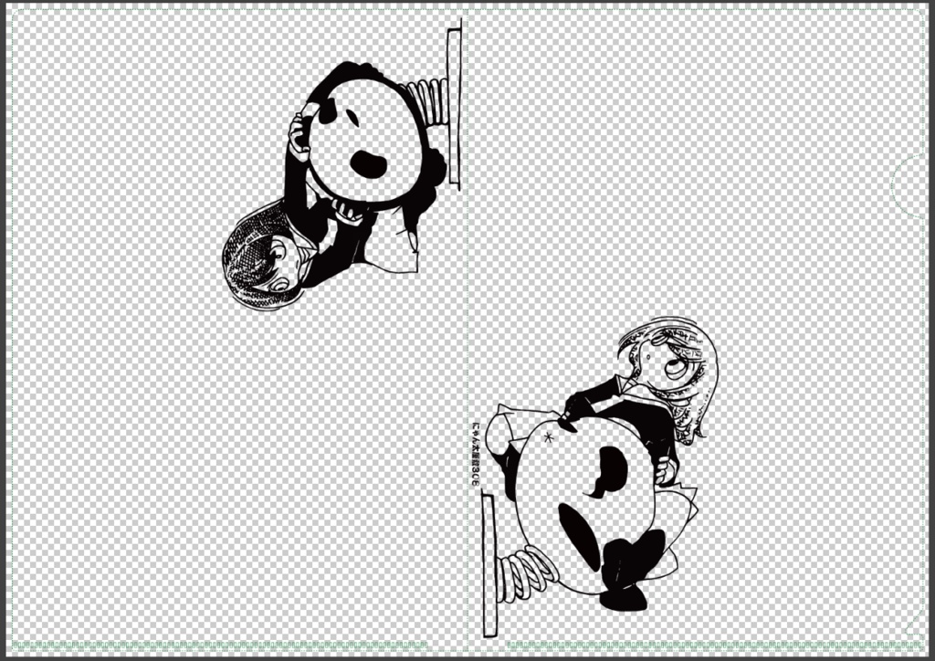 にゃん太屋敷308　公園展グッズ　　クリアファイル