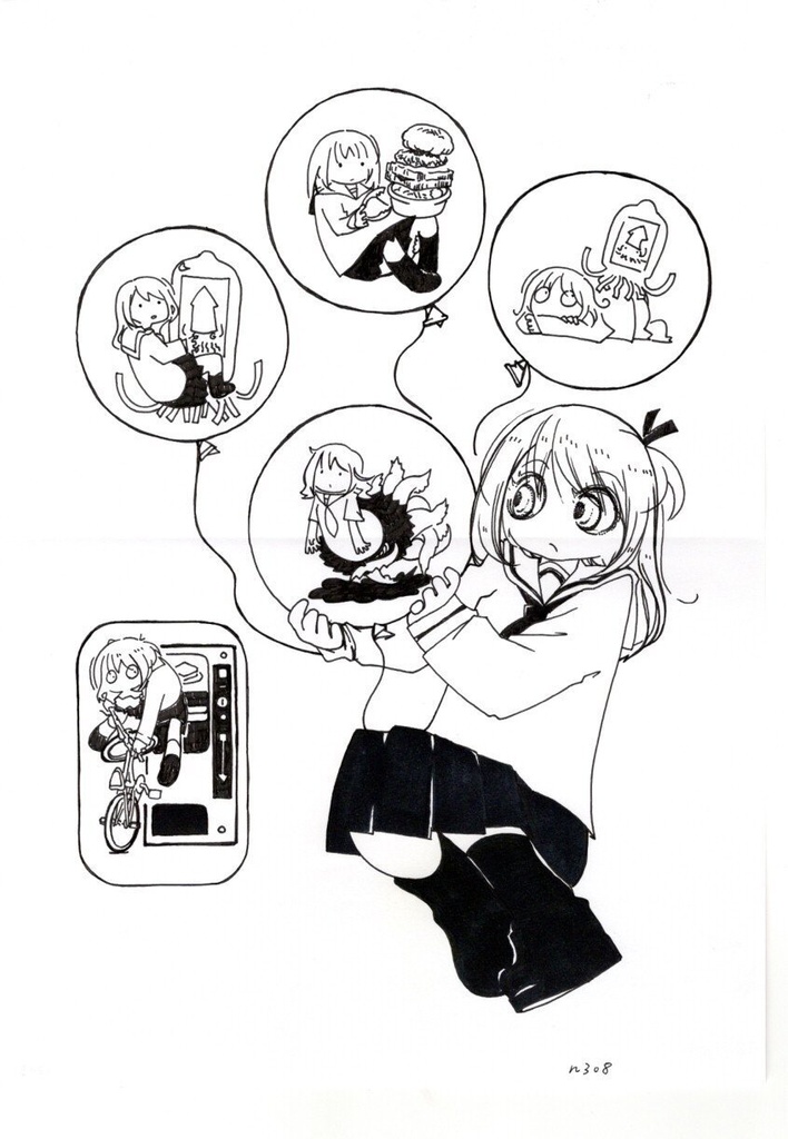にゃん太屋敷308原画シリーズ
