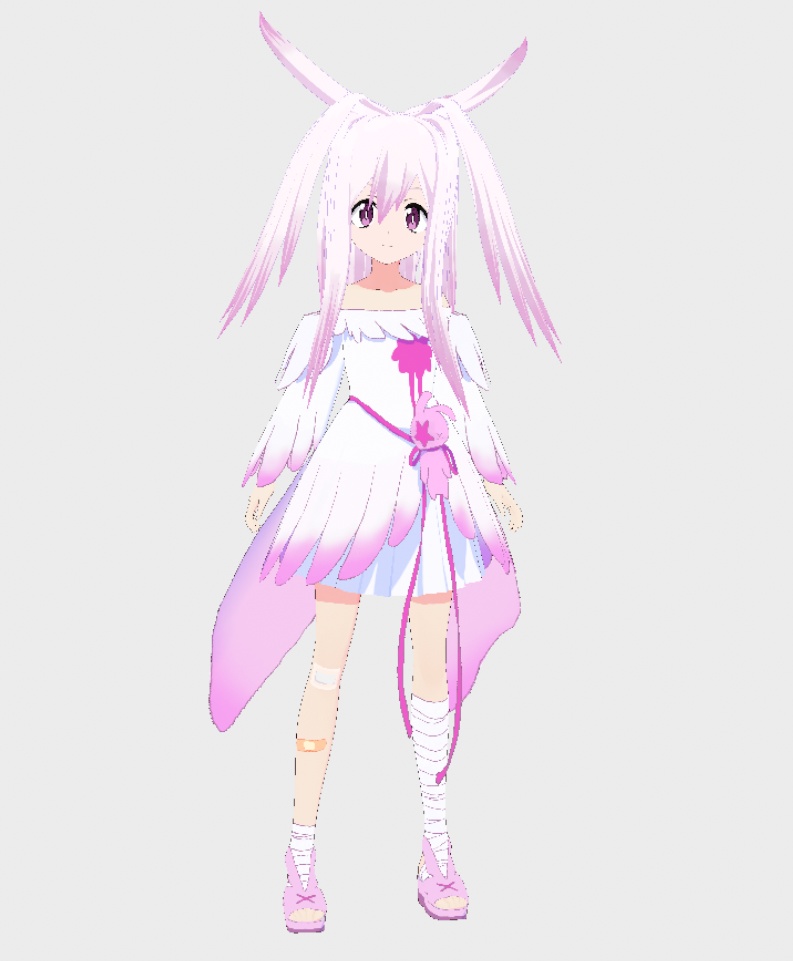 【オリジナル3Dキャラクター】Rapie/らぴー【VRMモデル】