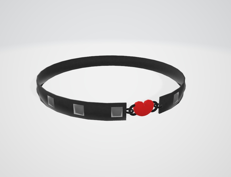 【VRC想定】ハート型チョーカー（choker）