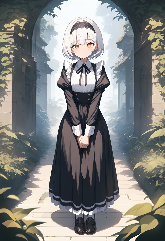 Rinoのメイド日和|AIイラスト集 15枚セット
