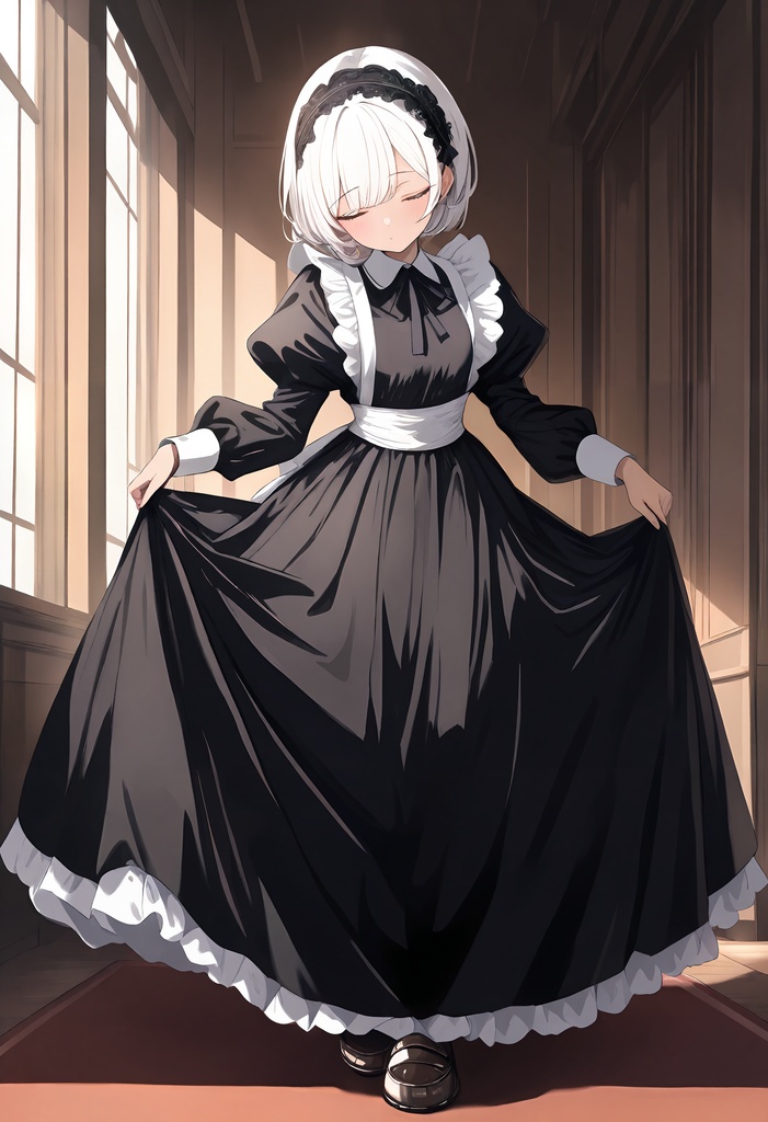 Rinoのメイド日和｜AIイラスト集 15枚セット